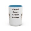 15oz-grand-basset-griffon-vendeen-mug-light-blue 15oz Grand Basset Griffon Vendeen Mug, Light Blue, front view