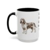 15oz Grand Basset Griffon Vendeen Dog Mom Mug, Black, left side view
