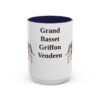 15oz-grand-basset-griffon-vendeen-mug-navy 15oz Grand Basset Griffon Vendeen Mug, Navy, front view