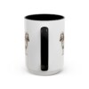 15oz Grand Basset Griffon Vendeen Mug, Black, back view