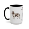 15oz Grand Basset Griffon Vendeen Mug, Black, left side view
