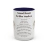 15oz Grand Basset Griffon Vendeen Mug, Navy, front view