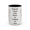 15oz-great-pyrenees-mug-humor-black-front 15oz Funny Great Pyrenees Mug, Black, front view