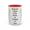15oz-great-pyrenees-mug-humor-red 15oz Funny Great Pyrenees Mug, Red, front view