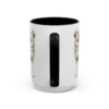 15oz Great Pyrenees Latin Mug, Black, back view