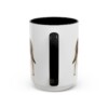 15oz Funny Greater Swiss Mountain Dog Mug, Black, back view