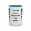 15oz-greater-swiss-mountain-dog-mug-mom-light-blue 15oz Greater Swiss Mountain Dog Dog Mom Mug, Light Blue, front view