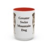 15oz-greater-swiss-mountain-dog-mug-red 15oz Greater Swiss Mountain Dog Mug, Red, front view