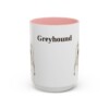 15oz Greyhound Mug, Pink, front view