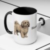 15oz Havanese Mug, Black, lifestyle photo