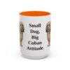 15oz-havanese-mug-humor-orange 15oz Funny Havanese Mug, Orange, front view