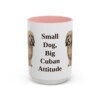 15oz-havanese-mug-humor-pink 15oz Funny Havanese Mug, Pink, front view