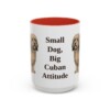 15oz-havanese-mug-humor-red 15oz Funny Havanese Mug, Red, front view
