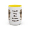 15oz-havanese-mug-humor-yellow 15oz Funny Havanese Mug, Yellow, front view