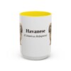 15oz-havanese-mug-latin-yellow 15oz Havanese Latin Mug, Yellow, front view