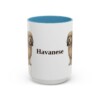 15oz Havanese Mug, Light Blue, front view