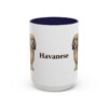 15oz Havanese Mug, Navy, front view