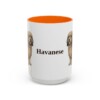 15oz Havanese Mug, Orange, front view