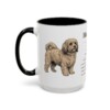 15oz Havanese Mug, Black, left side view