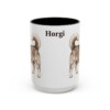 15oz Horgi Mug, Black, front view