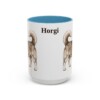 15oz Horgi Mug, Light Blue, front view