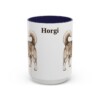 15oz Horgi Mug, Navy, front view