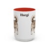 15oz Horgi Mug, Red, front view