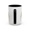 15oz Ibizan Hound Latin Mug, Black, back view