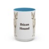 15oz-ibizan-hound-mug-light-blue 15oz Ibizan Hound Mug, Light Blue, front view