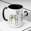 15oz Ibizan Hound Dog Mom Mug, Black, lifestyle photo