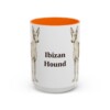 15oz-ibizan-hound-mug-orange 15oz Ibizan Hound Mug, Orange, front view
