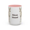 15oz-ibizan-hound-mug-pink 15oz Ibizan Hound Mug, Pink, front view