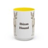15oz-ibizan-hound-mug-yellow 15oz Ibizan Hound Mug, Yellow, front view