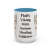 15oz-icelandic-sheepdog-mug-humor-light-blue 15oz Funny Icelandic Sheepdog Mug, Light Blue, front view