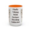 15oz-icelandic-sheepdog-mug-humor-orange 15oz Funny Icelandic Sheepdog Mug, Orange, front view