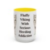 15oz-icelandic-sheepdog-mug-humor-yellow 15oz Funny Icelandic Sheepdog Mug, Yellow, front view