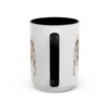 15oz Icelandic Sheepdog Dog Mom Mug, Black, back view