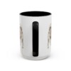 15oz Icelandic Sheepdog Mug, Black, back view
