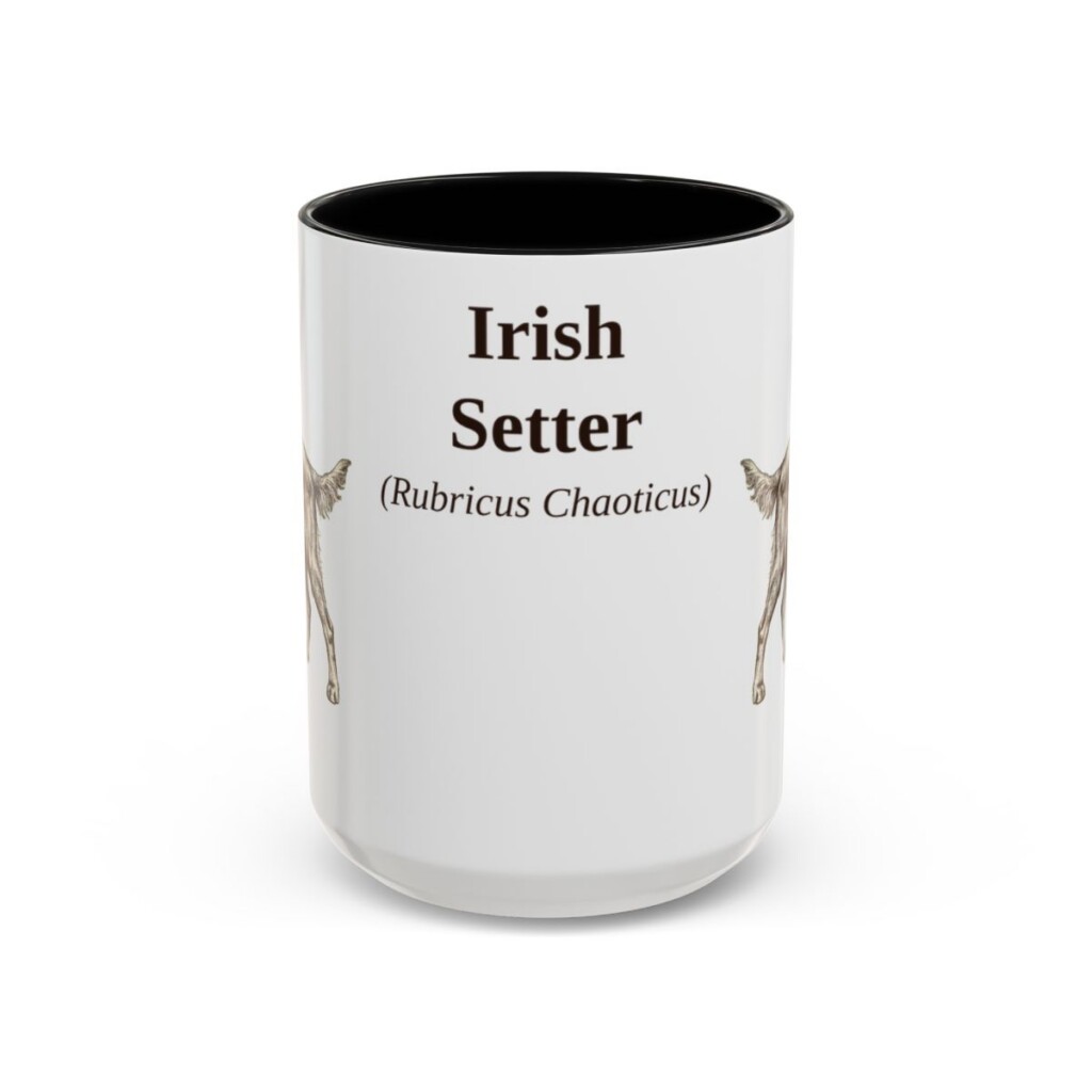 15oz-irish-setter-mug-latin-black-front 15oz Irish Setter Latin Mug, Black, front view