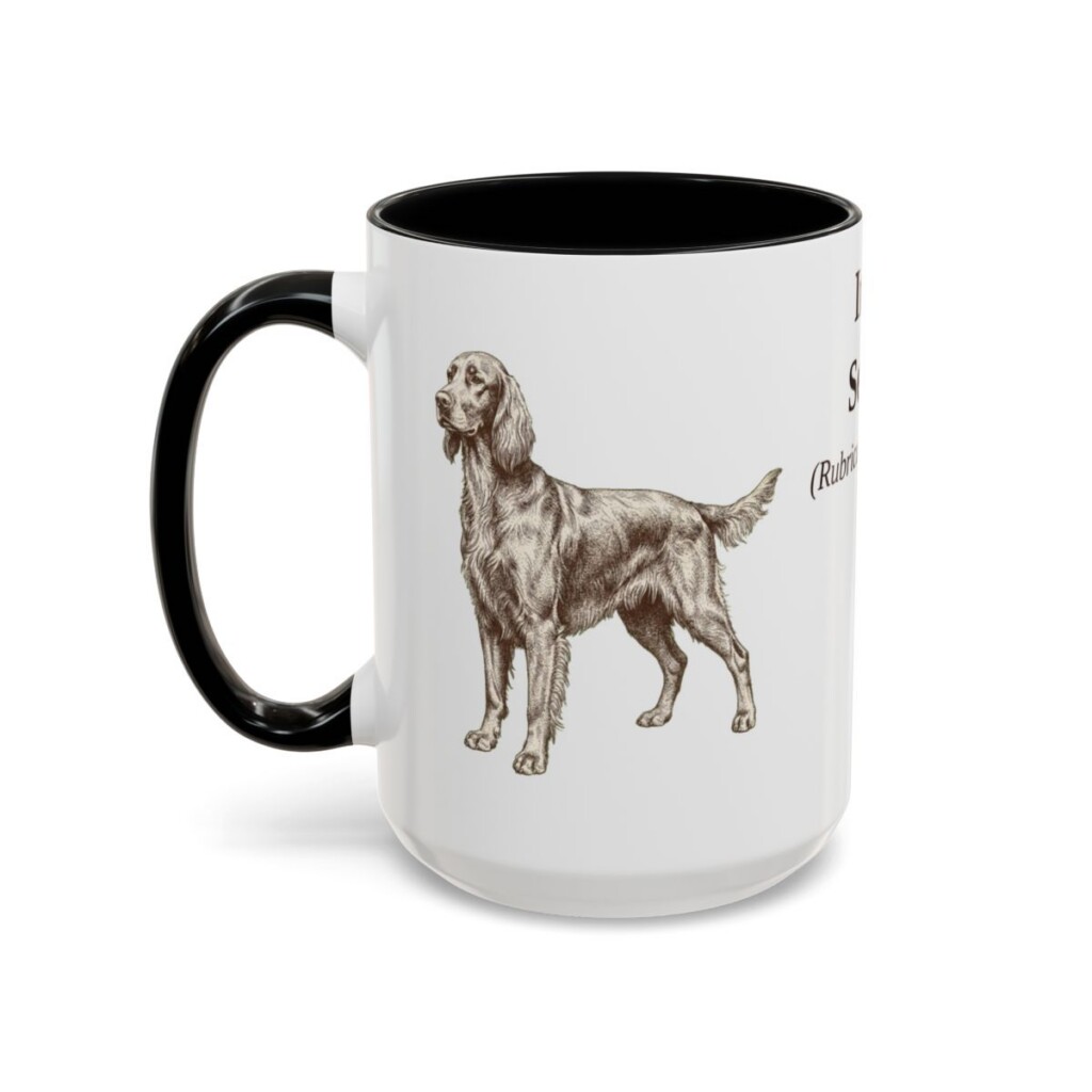 15oz-irish-setter-mug-latin-black-left 15oz Irish Setter Latin Mug, Black, left side view