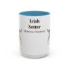 15oz-irish-setter-mug-latin-light-blue 15oz Irish Setter Latin Mug, Light Blue, front view