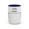 15oz-irish-setter-mug-latin-navy 15oz Irish Setter Latin Mug, Navy, front view