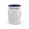 15oz Irish Setter Mug, Navy, front view