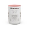 15oz Irish Setter Mug, Pink, front view