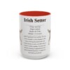 15oz Irish Setter Mug, Red, front view