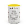 15oz Irish Setter Mug, Yellow, front view