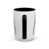 15oz Irish Terrier Dog Dad Mug, Black, back view