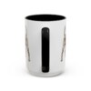 15oz Funny Irish Terrier Mug, Black, back view