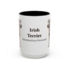 15oz-irish-terrier-mug-latin-black-front 15oz Irish Terrier Latin Mug, Black, front view