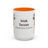 15oz-irish-terrier-mug-latin-orange 15oz Irish Terrier Latin Mug, Orange, front view